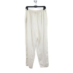 Cachaca Women's 100% Linen Straight Leg Cozy Lagenlook Pants - M